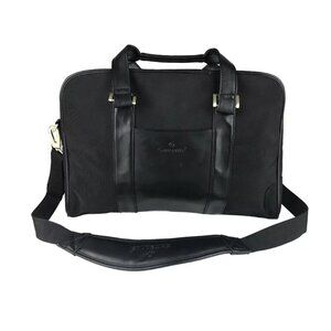 Samsonite Unisex Adults Black Inner Divider Zip Pocket Shoulder Strap Laptop Bag